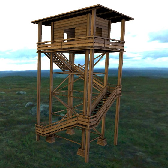 Wooden Watch Tower preview image 4